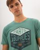 Ανδρικό Κοντομάνικο T-Shirt "Parts & Supplies" σε Χρώμα Τυρκουάζ