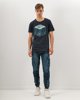 Picture of Men's Short Sleeve T-Shirt "Parts & Supplies" in Blue Dark