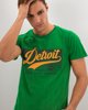 Ανδρικό Κοντομάνικο T-Shirt "Detroit" σε Χρώμα Πράσινο