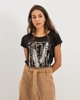 Picture of Women's Short Sleeve T-Shirt "Charlotte" in Black