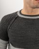 Picture of Men's Textured Pullover RGAR-(c.5024) 3-Coloured Black-Antra