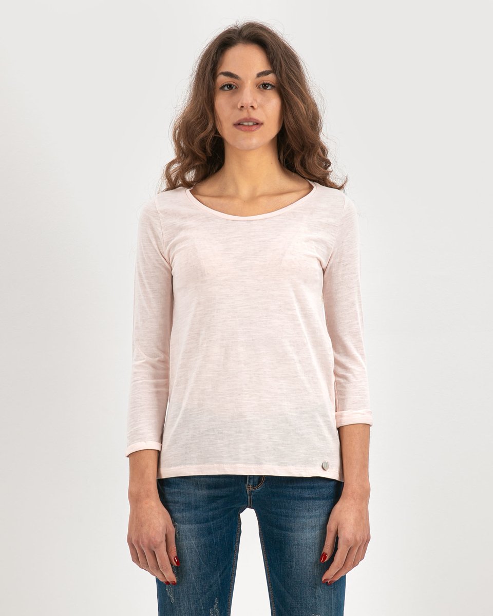 Picture of Women's T-Shirt "SAYIA" 3/4 in Pink