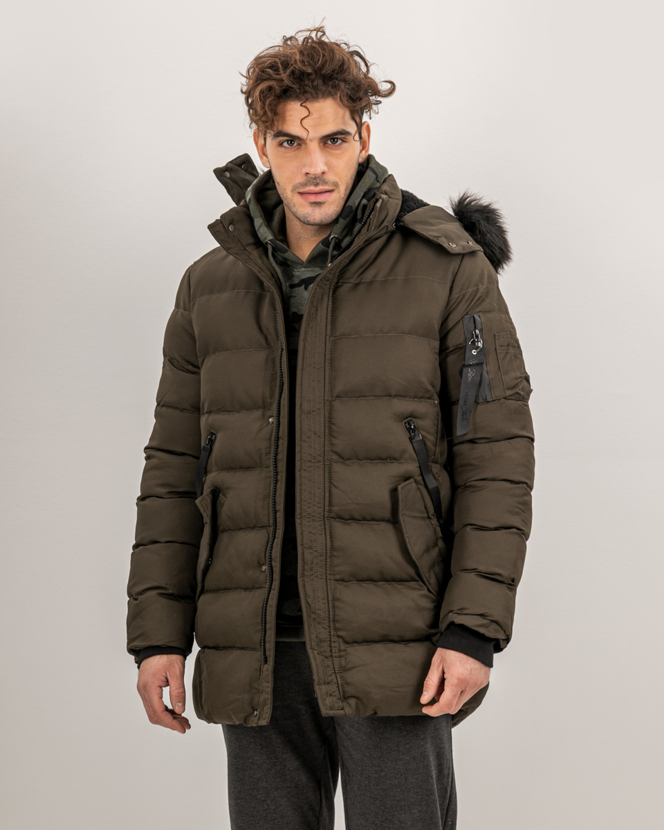 Picture of Men's Puffer Jacket in Khaki