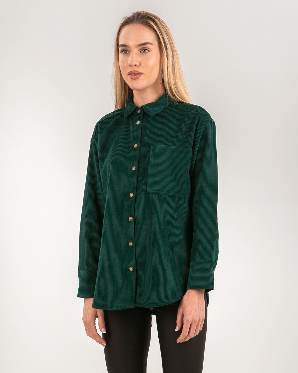 Picture of Women's Corduroy Shirt "Cordi" in Green