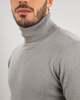 Picture of Men's Turtleneck Sweater "Steven" in Grey Light