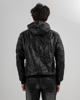 Picture of Men's Leather Jacket F-(2635) Black