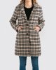 Picture of Women's Coat "Selly" Beige Check