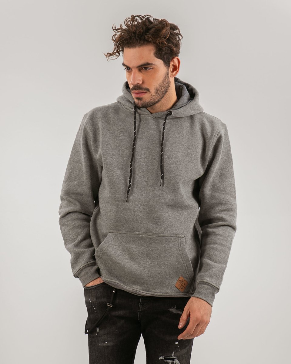Picture of Men's Basic Hoodie in Grey