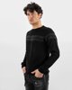 Picture of Men's Textured Sweater RGAR-(c.137) Black