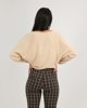 Picture of Basic Long Sleeve Sweater ''Larina'' in Beige Melange