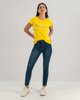 Γυναικείο Κοντομάνικο T-Shirt "NYC Manhattan Brooklyn" Κίτρινο
