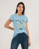 Picture of Women's Short Sleeve T-Shirt "Fresh Start" in Blue LIght