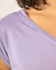 Γυναικείο Κοντομάνικο T-Shirt "Luxe" Λιλά