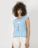 Γυναικείο Κοντομάνικο T-Shirt "Let It Be" Σιέλ