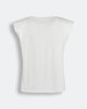 Γυναικεία Κοντομάνικη Μπλούζα "Gina" Λευκό
