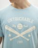Ανδρικό Κοντομάνικο T-Shirt "Untouchable" Μπλε