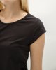 Γυναικείο Κοντομάνικο "Assymetric" T-Shirt Μαύρο