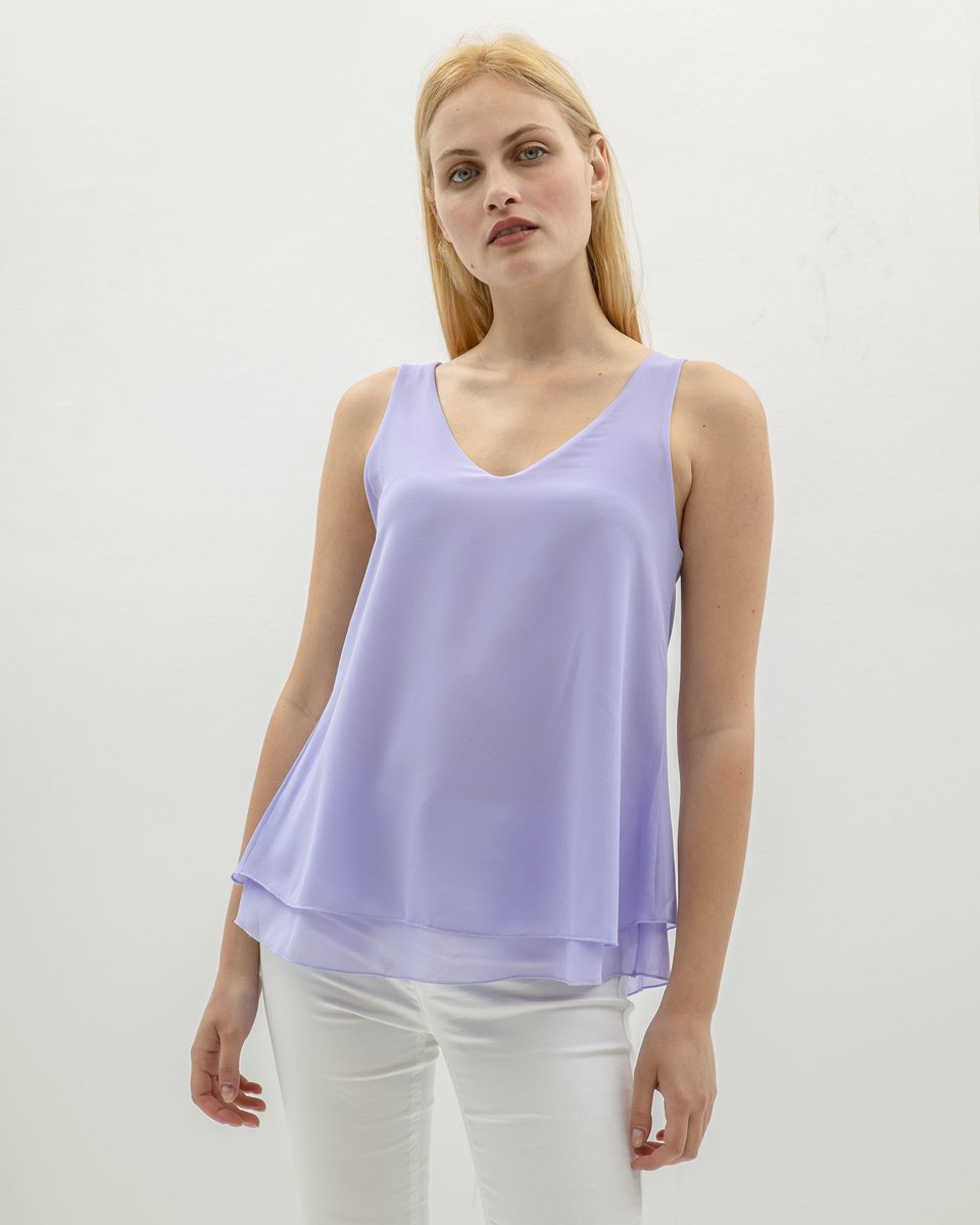 Picture of Women's Sleeveless Top "Kani" in Lilac