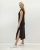 Picture of Maxi Dress with Shoulder Pads "Juliana" in Black