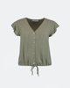 Picture of Women's Short Sleeve Blouse "Risa" in Khaki