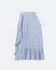 Picture of Mini Printed Skirt "Kira" in Blue Light