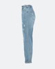 Picture of Women's Denim Pants Baggy Paperbag "Aria" in Blue Light