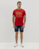 Picture of Men's Short Sleeve T-Shirt in Dark Red