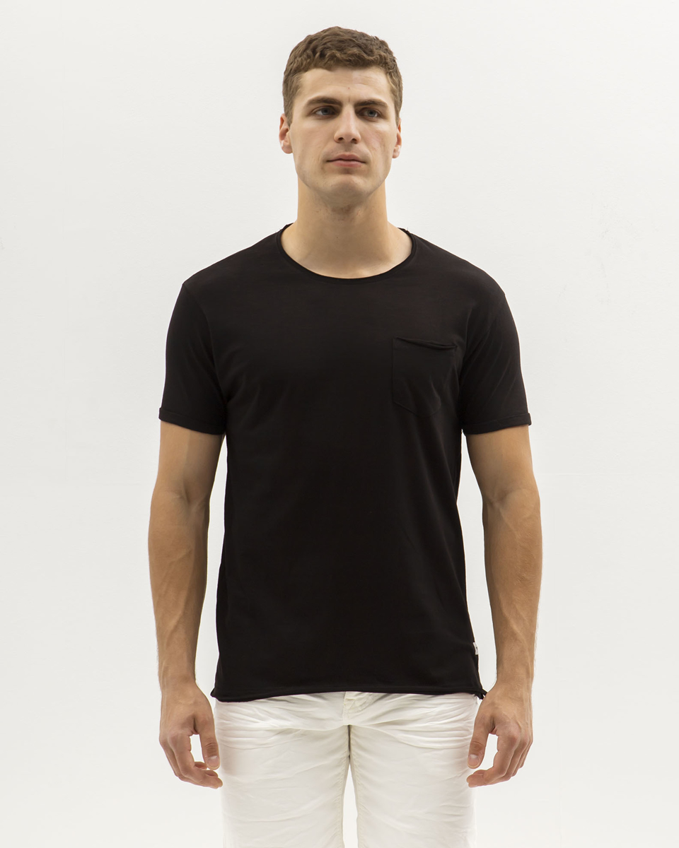 Ανδρικό Κοντομάνικο T-Shirt Flama "Robert" Μαύρο