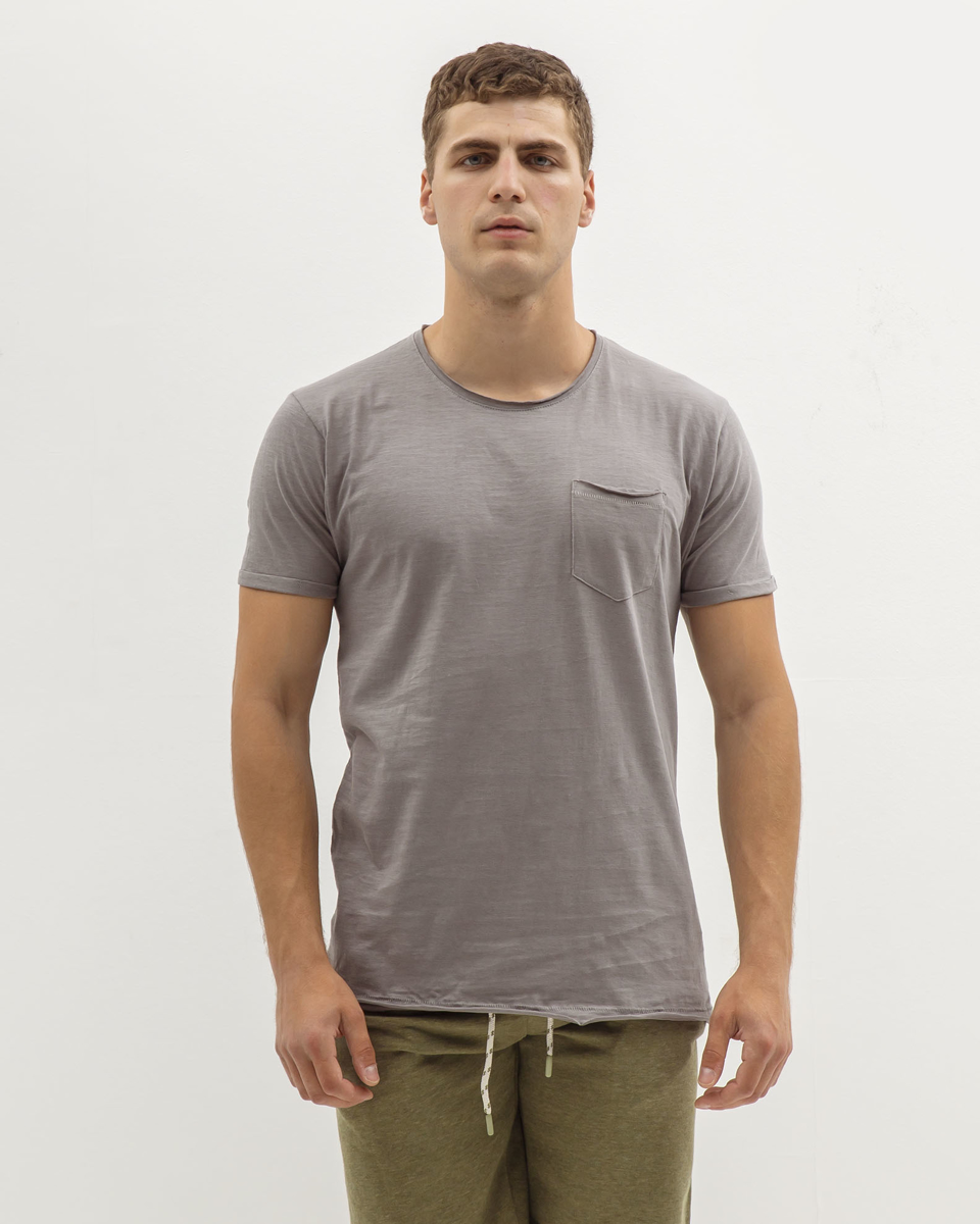 Picture of Men's Short Sleeve T-Shirt Flama "Robert" in Grey