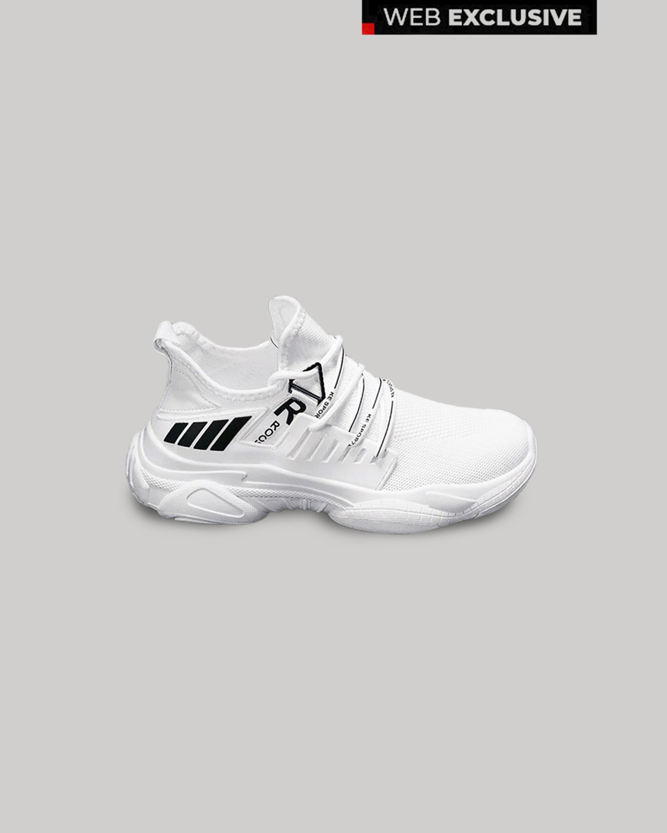 Picture of Men's Technical Fabric Sneakers "Speedfire" White
