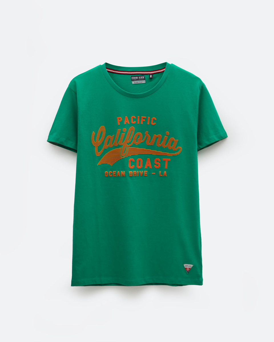 Ανδρικό Κοντομάνικο T-Shirt Πράσινο