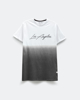 Ανδρικό Κοντομάνικο T-Shirt Δίχρωμο "Los Angeles" Λευκό-Γκρι