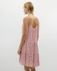 Picture of Mini Sleeveless Floral Dress "Lua" in Off-White