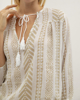 Picture of Women's Blouse 3/4 Sleeve "Remi" in Beige