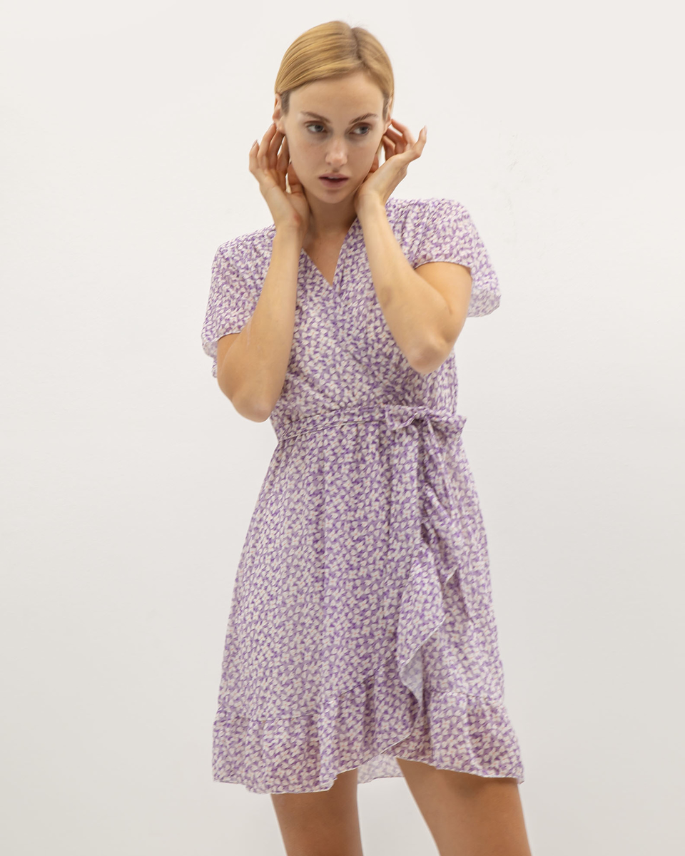 Picture of Mini Floral Dress "Sophie" Lavender