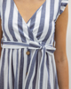 Picture of Women's Maxi Stripped Dress "Odissa" in Blue