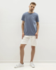 Picture of Men's Basic Short Sleeve T-Shirt in Blue Denim