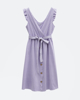 Picture of Mini Sleeveless Dress "Alexia" in Lavender Stripe