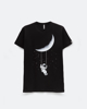 Ανδρικό Κοντομάνικο T-Shirt "Moon Swing" Μαύρο