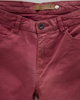 Picture of Women's Elastic Chino Pants '5 Pockets'' Bordeaux