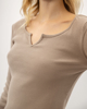 Picture of RIBBED BLOUSE "Juli"