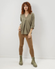 Picture of Women's Shirt 3/4 "Annilie" in Khaki
