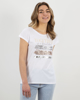 Γυναικείο Κοντομάνικο T-Shirt "Sasha" Λευκό