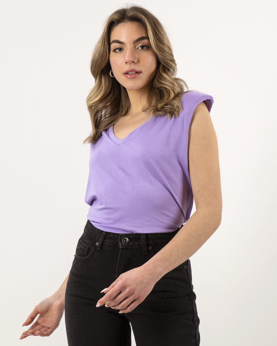 Picture of Women's Short Sleeve T-Shirt "Alessia" in Lilac