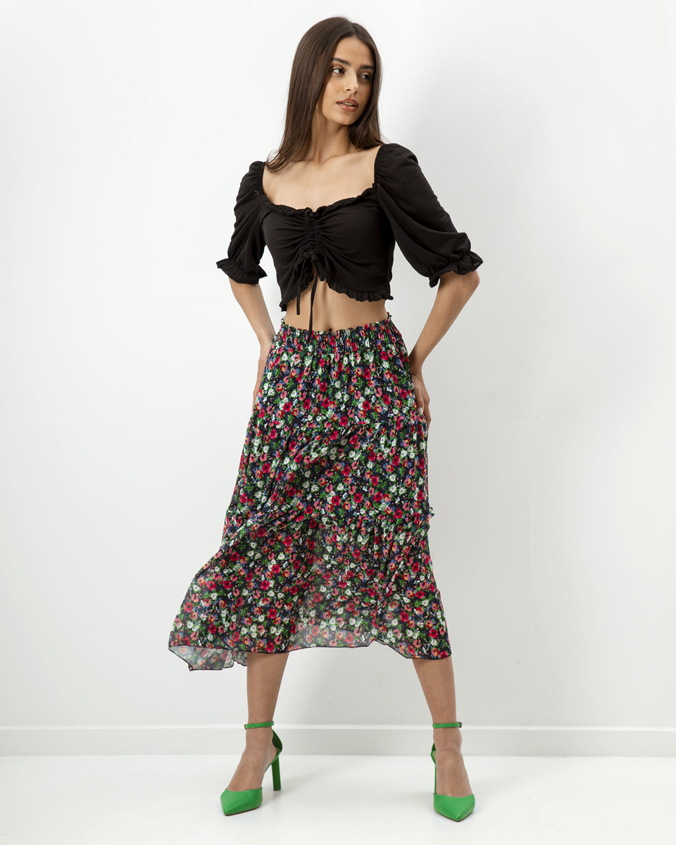 Picture of Midi Floral Skirt "Thea"