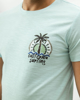 Ανδρικό Κοντομάνικο T-Shirt με Τύπωμα Σιέλ