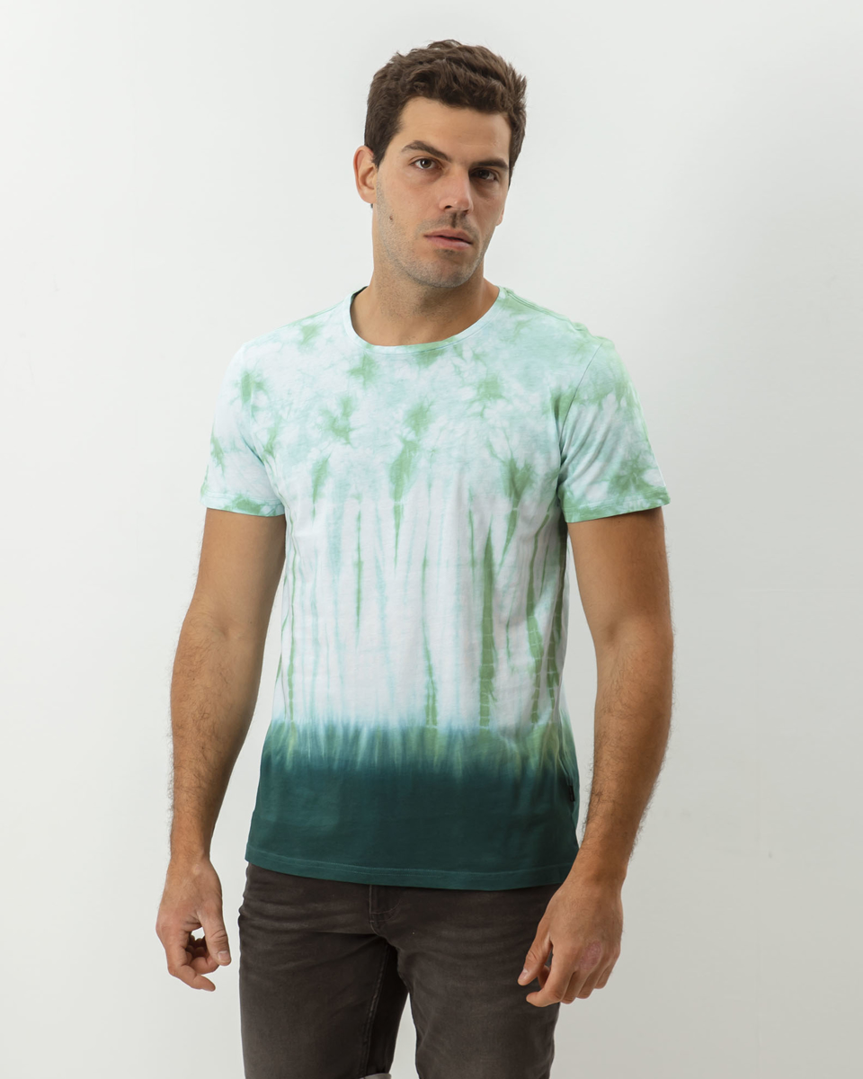 Picture of TIE-DYE T-SHIRT BLUE