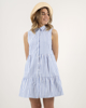 Picture of Mini Striped Dress "Liv" Blue