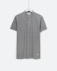Picture of Men's Polo Shirt with Stand-up Collar "Kenneth" in Grey Melange