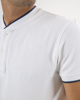 Picture of Men's Polo Shirt with Stand-up Collar White